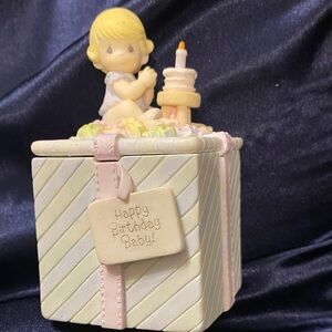 Precious Moments New Baby First Birthday Box